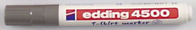 Edding 4-4500012 4500 Textilmarker creative - Rundspitze, 2-3 mm, grau