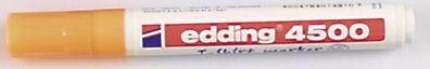 Edding 4-4500066 4500 Textilmarker creative - Rundspitze, 2-3 mm, neonorange