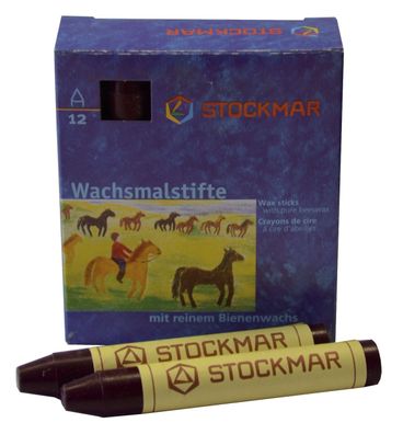 Stockmar 330-12 Wachsmalstifte - rotviolett - 12 Stifte
