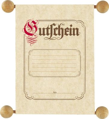 RNK Verlag 2882 Gutschein im traditionellen Stil, DIN A5