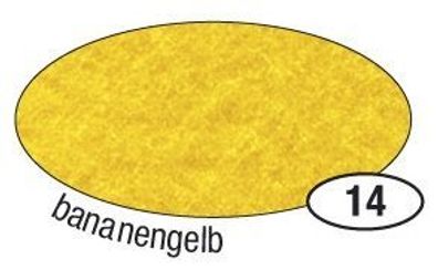 folia 520414 Bastelfilz 10 Bogen 20 x 30 cm, bananengelb