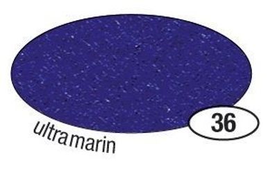 folia 520436 Bastelfilz 10 Bogen 20 x 30 cm, ultramarin