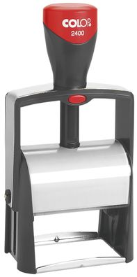 COLOP® 2311462002 Classic Line 2400 mit Logo - für max. 6 Zeilen mit Logo, 27 x 58 mm
