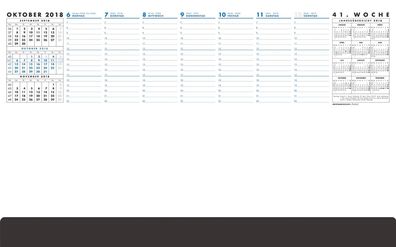 Zettler 102-1020 Papier-Schreibunterlage 102 Practica - 52 Blatt, 600x370x8mm, Druck: