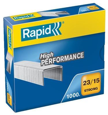 Rapid® 24870200 Heftklammern 23/15mm Strong, verzinkt, 1000 Stück