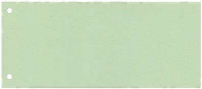 Q-Connect® KF00518 Trennstreifen - 190 g/qm Karton, grün, 100 Stück