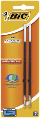 BiC® 893677 Kugelschreibermine IS1197, dokumentenecht, 0,4 mm, blau, Blister à 2 Stüc