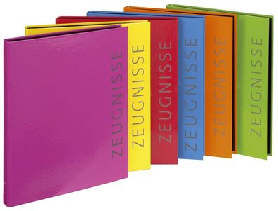 Veloflex® 4144 301 Ringbuch Zeugnisse - sortiert, A4, PVC , 2-Mechanik, Ring-Ø 16 mm