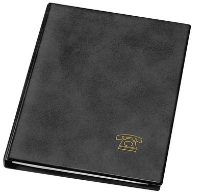 Veloflex® 5158 180 Telefonringbuch - A5, schwarz