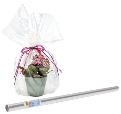 Folia 299/70/5 Blumenfolie/Geschenkfolie - 70 cm x 5 m, glasklar