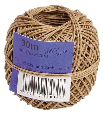 Wihedü 210008 Bindfaden/Kordel - extrafein, bis 2 kg, 30 m
