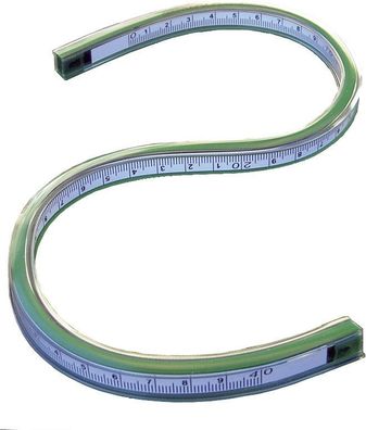 Rumold 821040 Flexible Kurvenlineale mit mm-Teilung, 40 cm