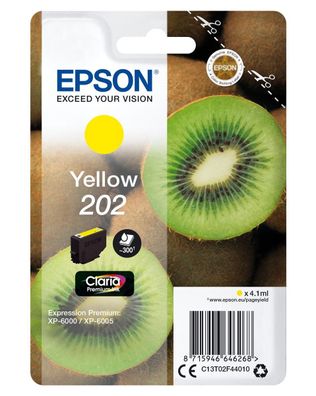 Epson C13T02F44010 Epson Tintenpatrone yellow Claria Premium 202 T 02F4