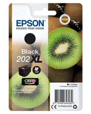 Epson C13T02G14010 Epson Tintenpatrone schwarz Claria Premium 202 XL T 02G1