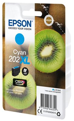 Epson C13T02H24010 Epson Tintenpatrone cyan Claria Premium 202 XL T 02H2
