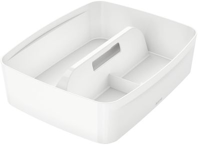 Leitz 5322-00-01 5322 Einsatz MyBox Groß - Sortierablage mit Griff, weiß