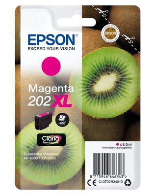 Epson C13T02H34010 Epson Tintenpatrone magenta Claria Premium 202 XL T 02H3