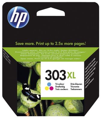 HP T6N03AE Original HP Druckkopfpatrone color High-Capacity (T6N03AE, 6N03AE#ABE, 6N0
