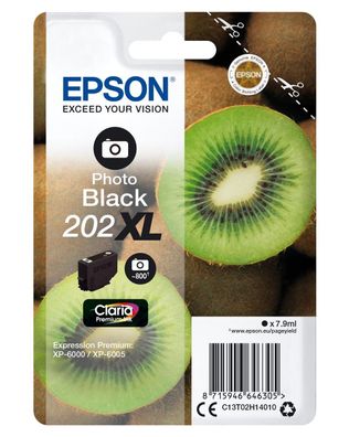 Epson C13T02H14010 Epson Tintenpatrone photo black Claria Premium 202 XL T 02H1