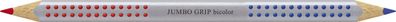 FABER-CASTELL 110910 Silbentrennstift Jumbo Grip rot/blau
