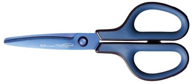 Plus Japan 35057 Schere Fitcut Curve - Premium Titanium, 17,5 cm, dunkelblau
