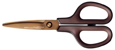 Plus Japan 35058 Schere Fitcut Curve - Premium Titanium, 17,5 cm, braun