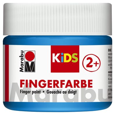 Marabu 03030 050 253 Fingerfarbe Kids - 100 ml, blau