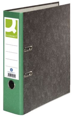 Q-Connect® KF18714 Wolkenmarmor-Ordner - A4, 80 mm, grün