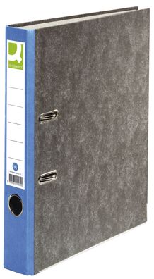 Q-Connect® KF18716 Wolkenmarmor-Ordner - A4, 50 mm, blau