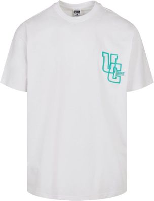 Urban Classics Glow Logo Tee White