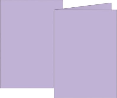 Brunnen 105125360 10er Klappkarte Universalpapier A6 flieder