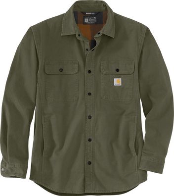 Carhartt Canvas Fleece-Lined Shirt Jac 105419
