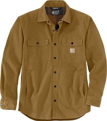 Carhartt Canvas Fleece-Lined Shirt Jac 105419