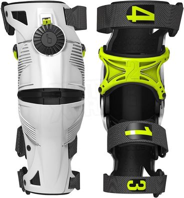 Mobius Protektor X8 Knee Brace White/Yellow 640-6001