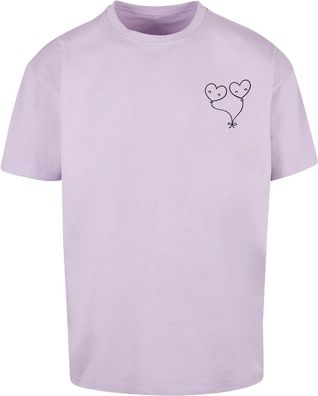 Merchcode T-Shirt Hugs &amp; Love Ballon Heavy Oversize Tee MP5012583