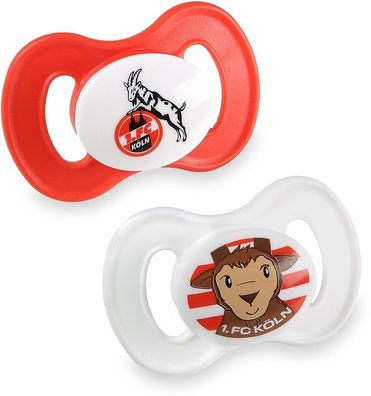 1. FC Köln Kinder Schnuller 2er-Set, 5-18 Monate 5700132