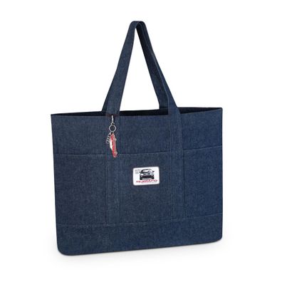 Original Audi Shopper Quattro Kaipola 1986 Tasche Einkaufstasche blau 3152501000