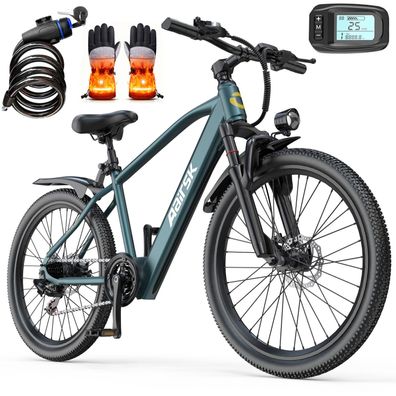 Aairsk 250w Elektrische Mountainbikes 24 Zoll/26 Zoll MTB E-bike Fett Reifen 36V 10AH
