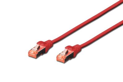 Digitus Patchkabel, Kat. 6, S/FTP, 10,0 m, rot