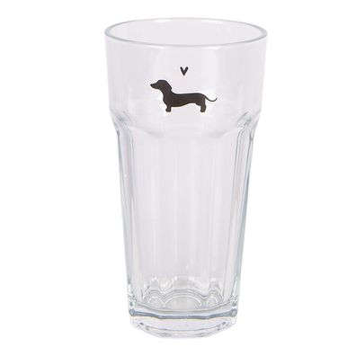 Clayre & Eef Wasserglas 320 ml Transparant Glas (Gr. Ø 8x15 cm / 320 ml)