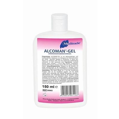 Alcoman Gel Händedekontamination Flasche 100 ml