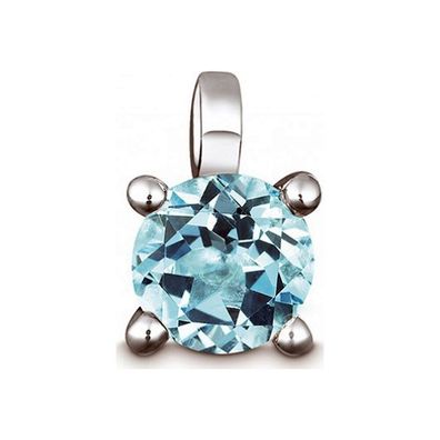 Quinn Silber-Anhänger mit Blautopas 024846958