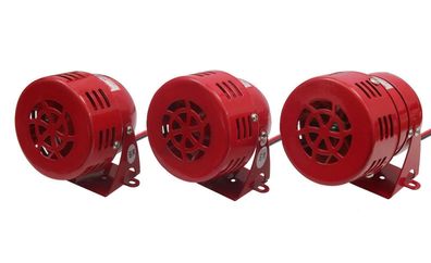 Alarmsirene Motorsirene 12V 24V 230V Motor Sirene Alarmanlage Signal Sirene