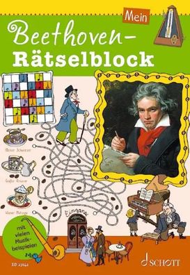 Mein Beethoven-Rätselblock | Ausgabe mit Online-Audiodatei. | Maren Blaschke