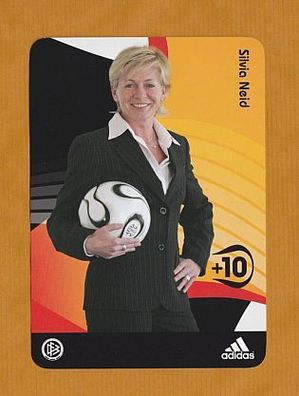 Silvia Neid (DFB - Frauen-Nationalmannschaft ) - Adidas-Karte