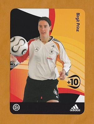Birgit Prinz (DFB - Frauen-Nationalmannschaft ) - Adidas-Karte