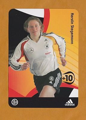 Kerstin Stegemann (DFB - Frauen-Nationalmannschaft ) - Adidas-Karte