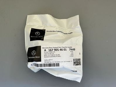 Original Mercedes-Benz Schalterblock A1679054601 7N49 NEU