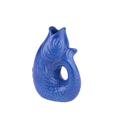 Monsieur Carafon Fischvase Azurblau 0,2l