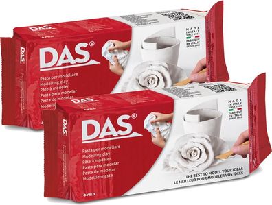 Lyra Modello® lufttrocknend weiß 2000 g Keramiplast-Modelliermasse